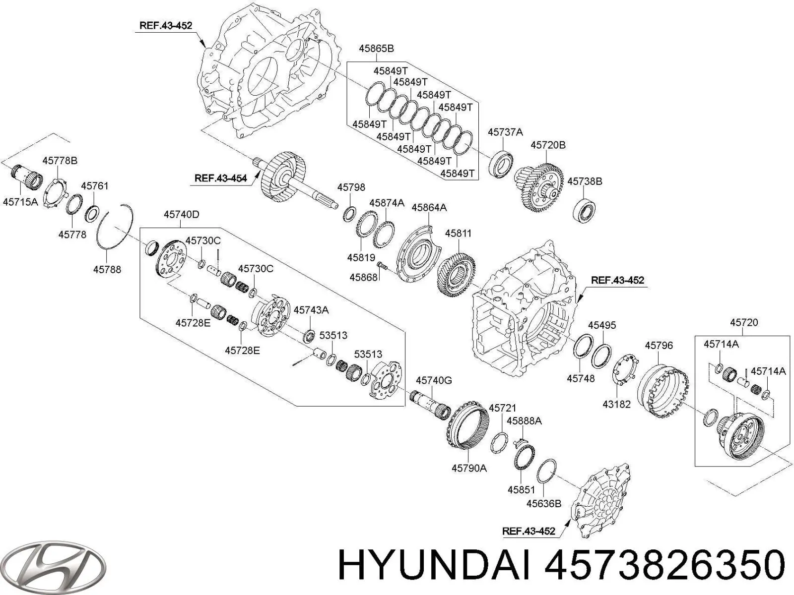 Купити 4573826350 Hyundai/Kia Підшипник КПП
