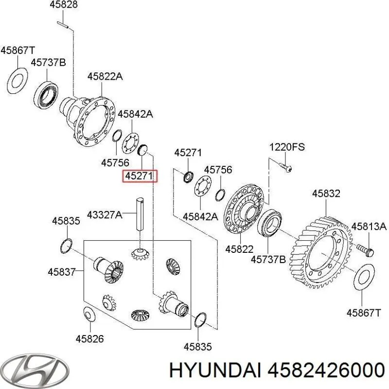  Hyundai/Kia 4582426000 ціна, від 5.85 USD