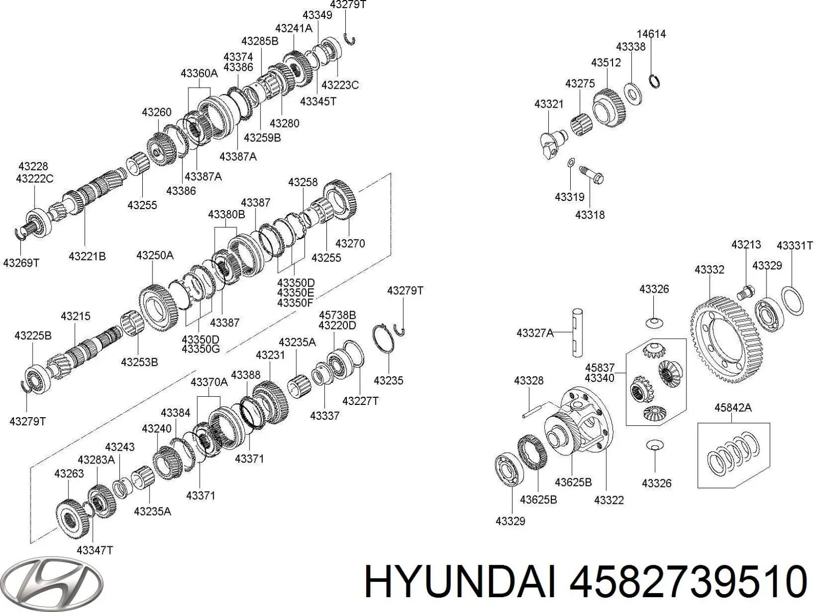  Hyundai/Kia 4582739500 ціна, від 25.97 USD