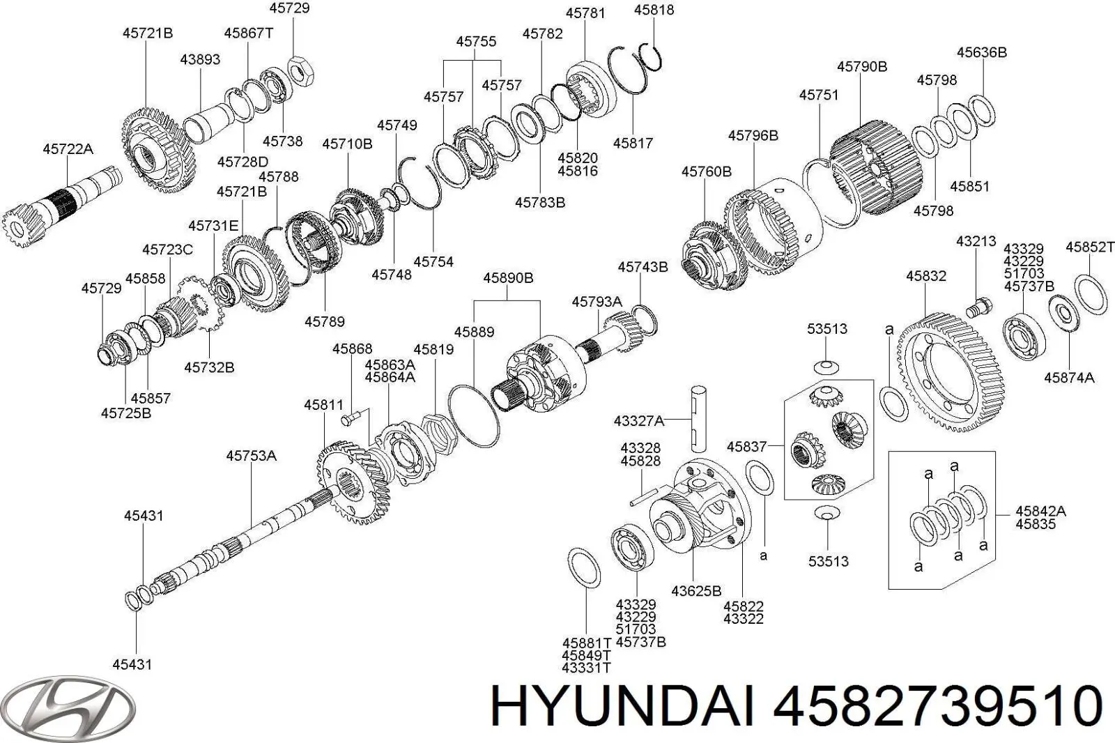4582739500 Hyundai/Kia 