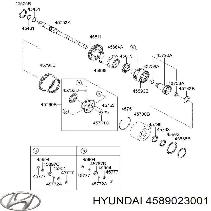 4589023001 Hyundai/Kia 