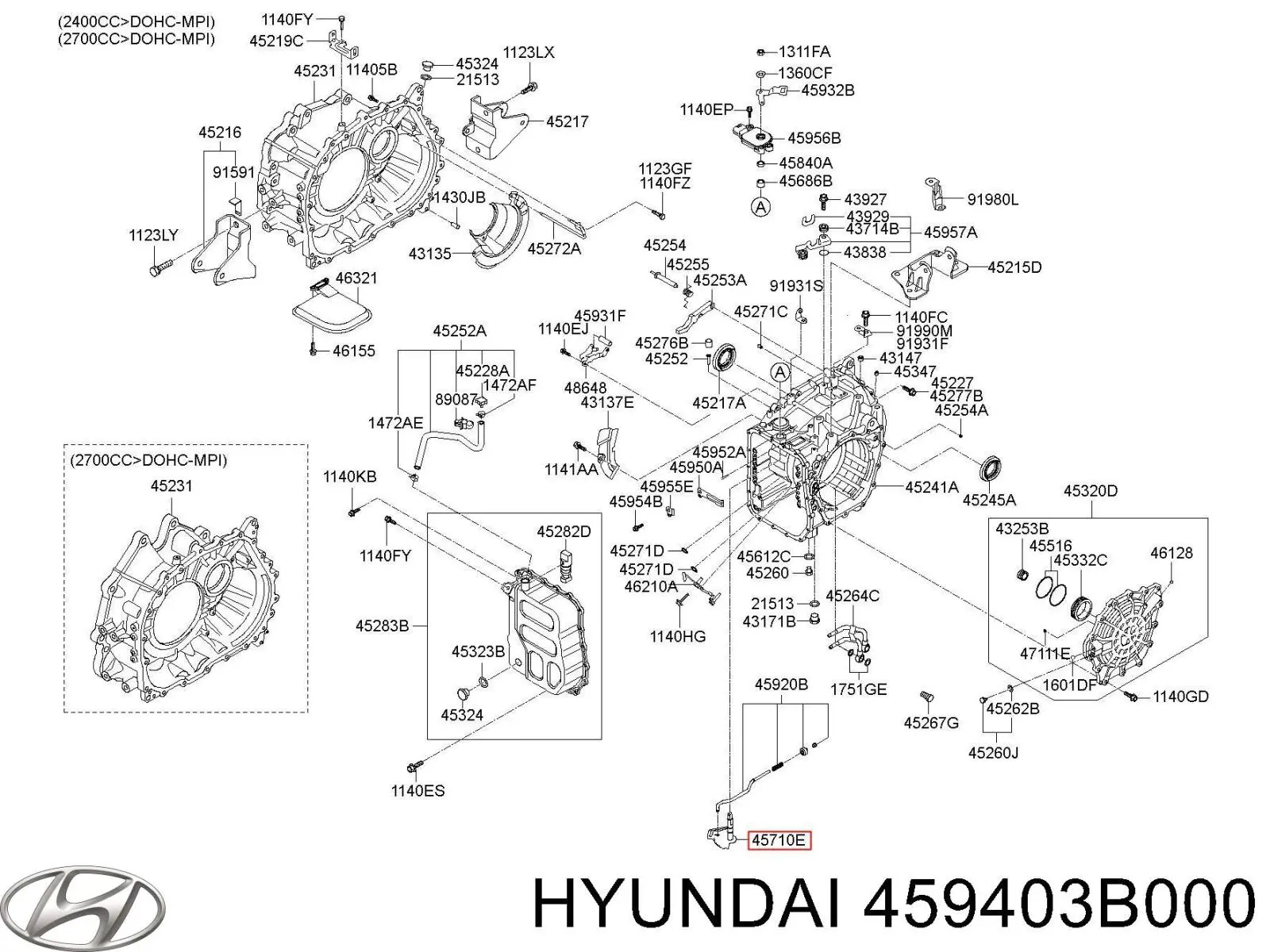  Hyundai/Kia 459403B000 ціна, від 9.97 USD