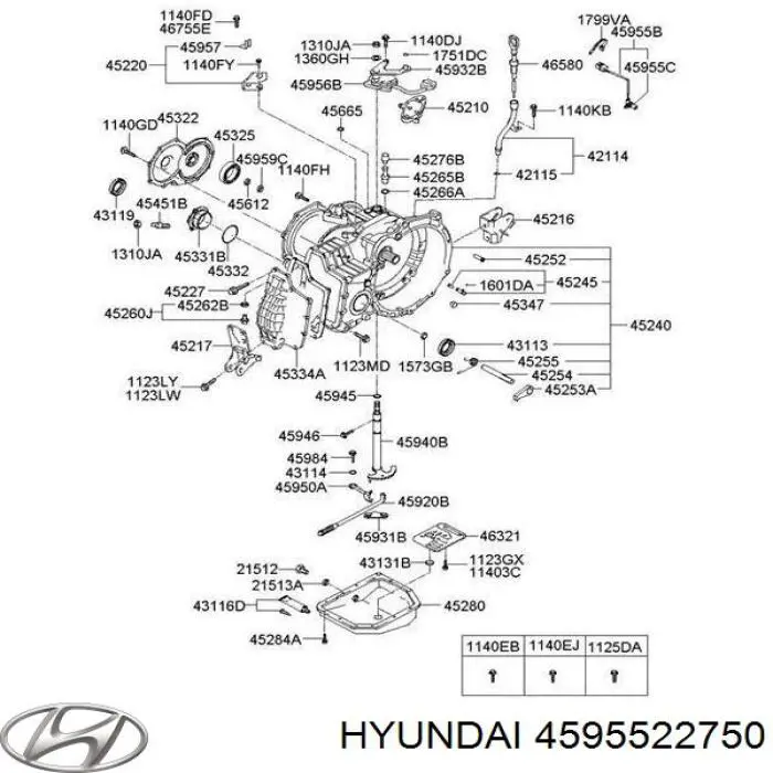 4595522750 Hyundai/Kia датчик швидкості