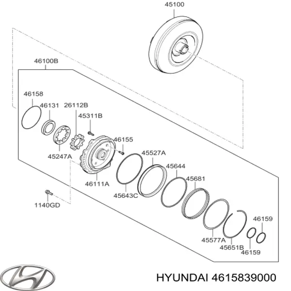  Hyundai/Kia 4615839000 ціна, від 5.92 USD