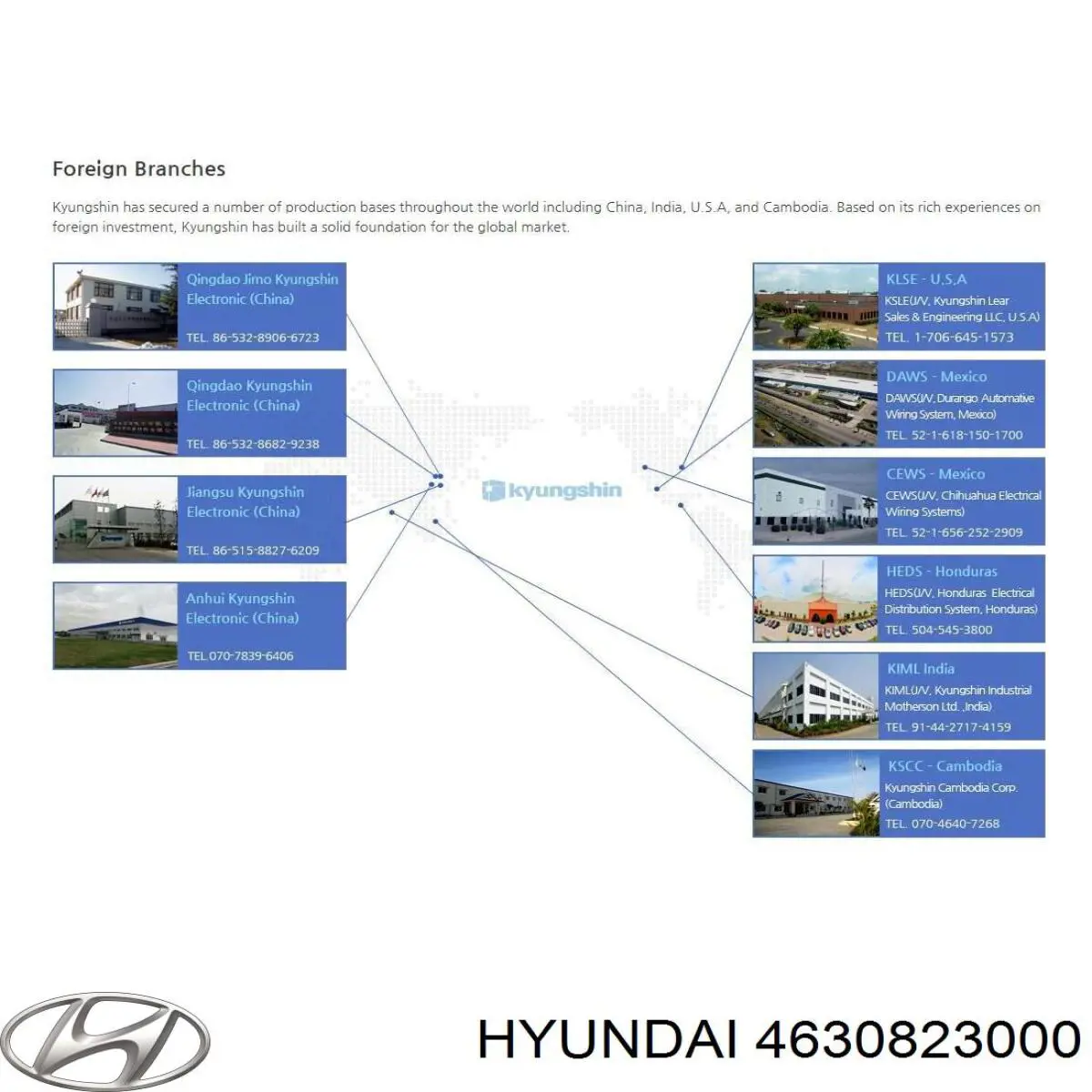 Джгут дротів АКПП Hyundai/Kia 4630823000 ціна, від 46.71 USD