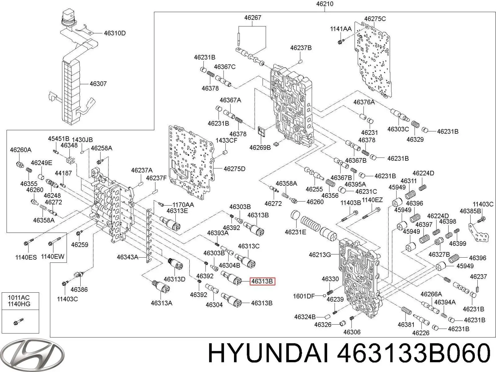Купити 463133B660 Hyundai/Kia 