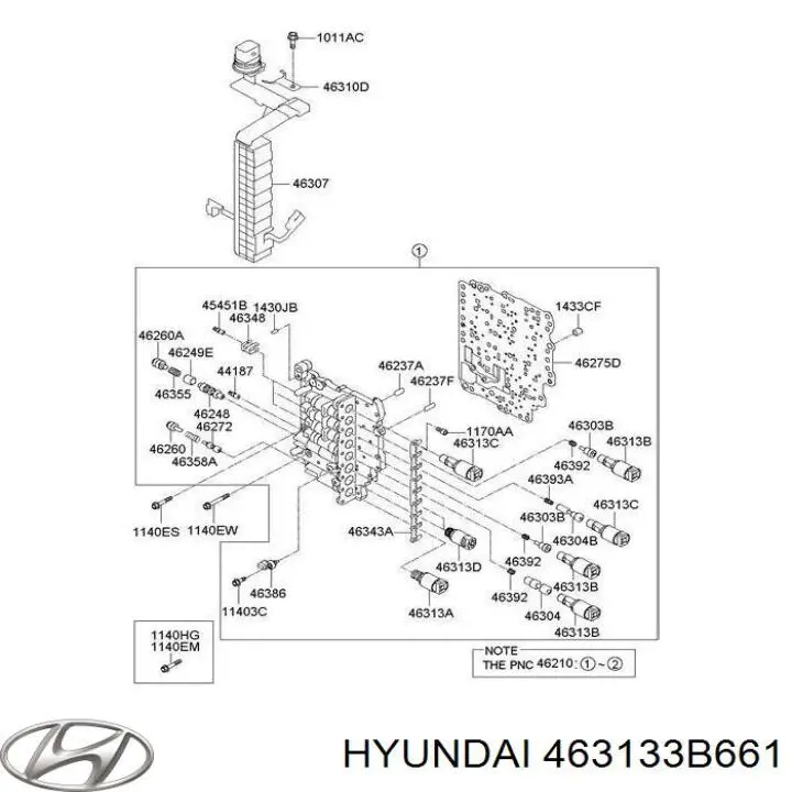 Соленоїд перемикання Hyundai/Kia 463133B661 ціна, від 25.14 USD