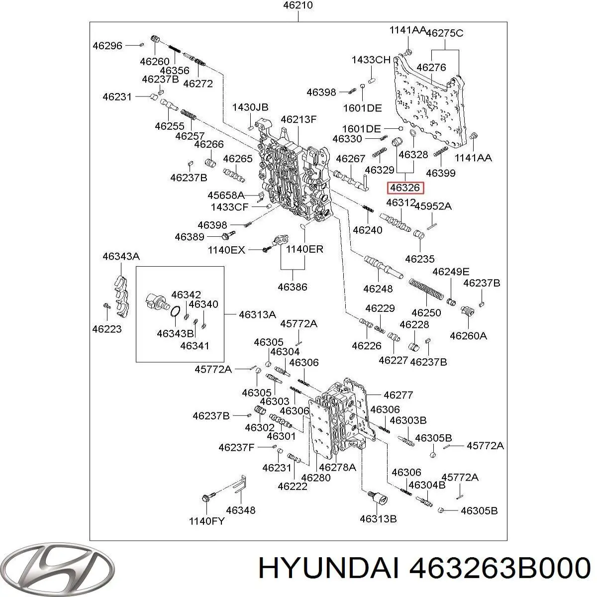 463263B000 Hyundai/Kia Масло в коробку автомат