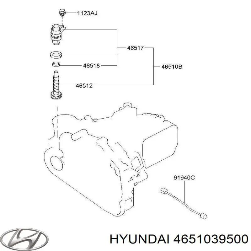 4651039500 Hyundai/Kia датчик швидкості