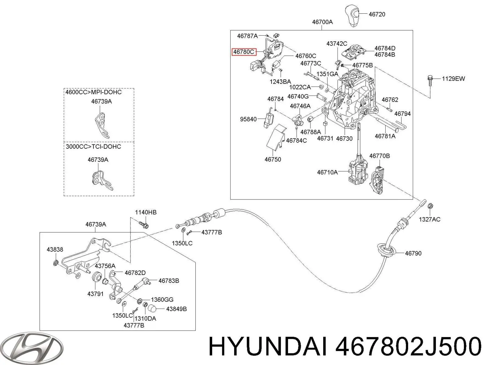  Hyundai/Kia 467802J500 ціна, від  USD