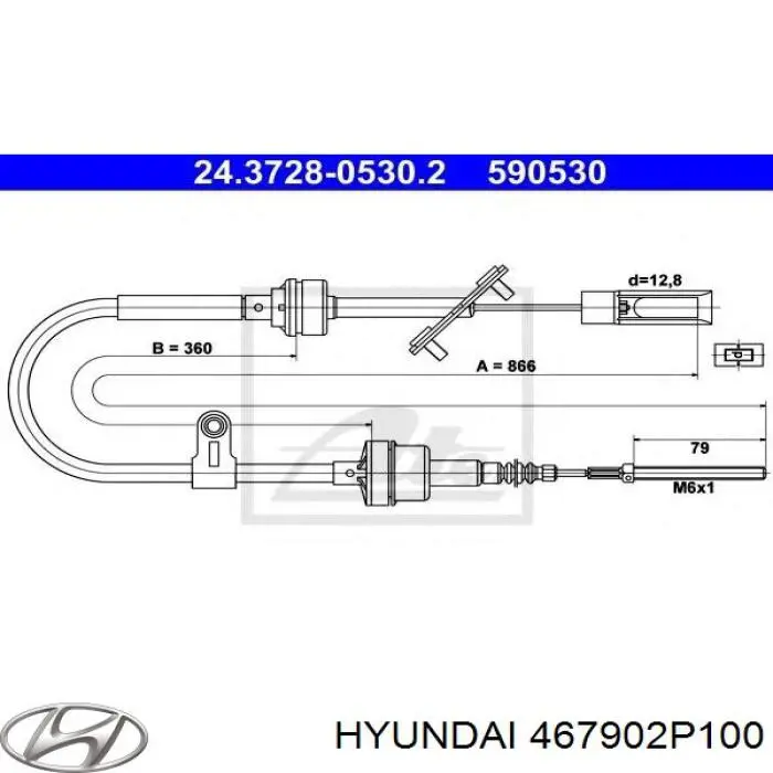  Hyundai/Kia 467902P100 ціна, від 100.86 USD