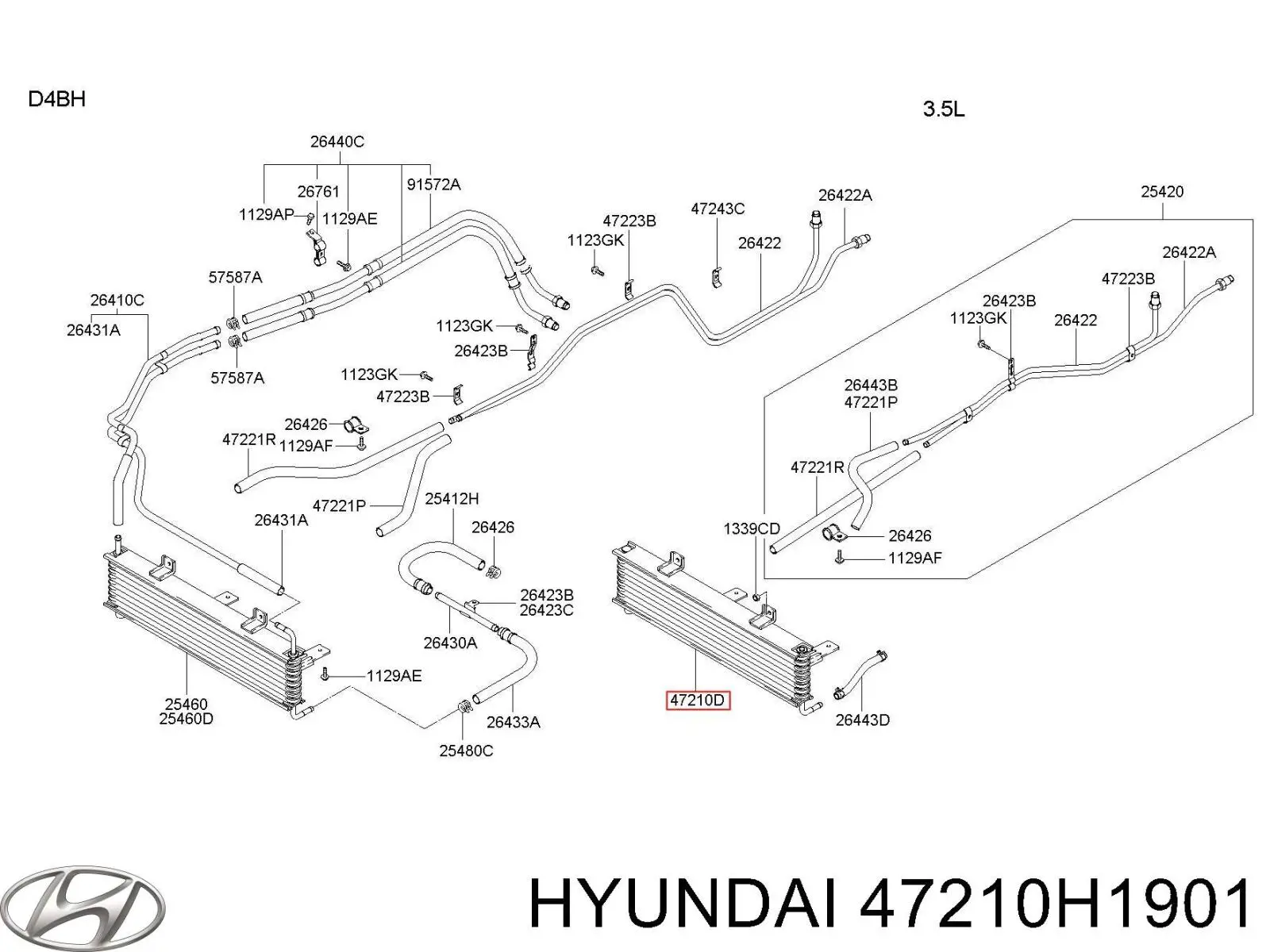  47210H1901 Hyundai/Kia