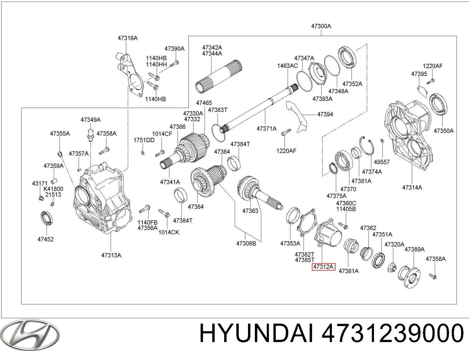  Hyundai/Kia 4731239000 ціна, від 98.65 USD