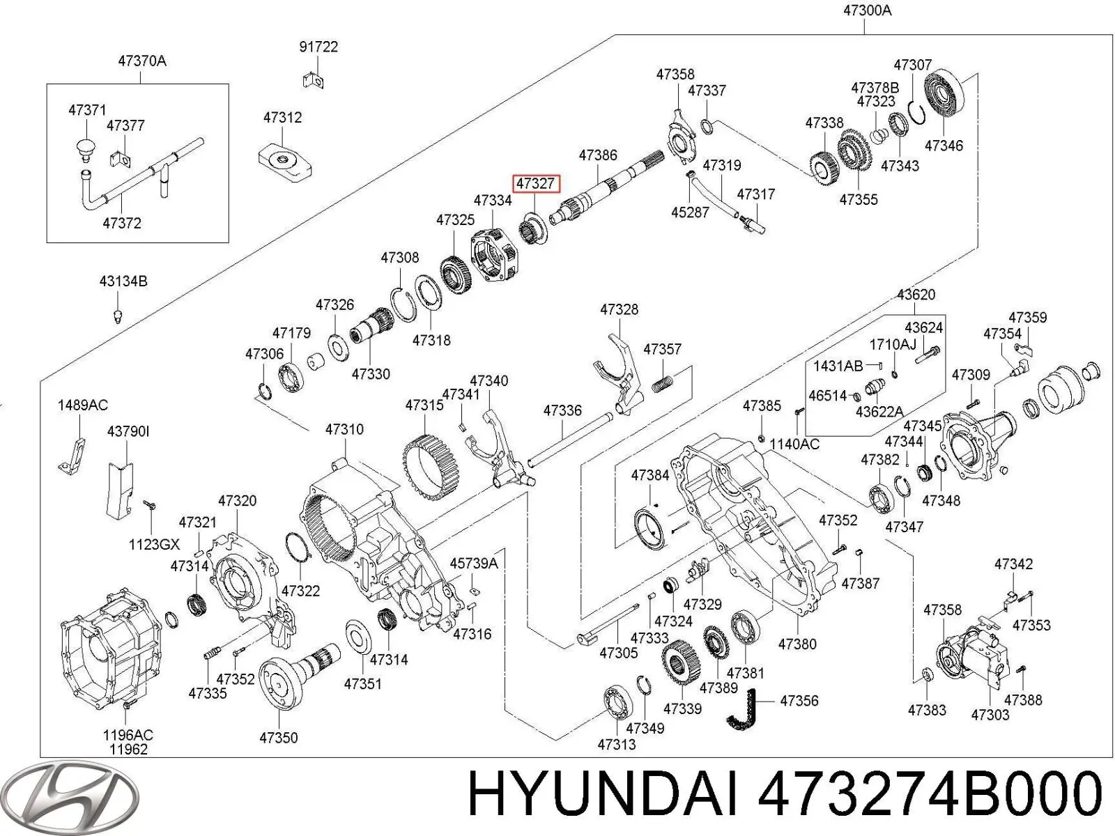 Купити 473274B000 Hyundai/Kia 