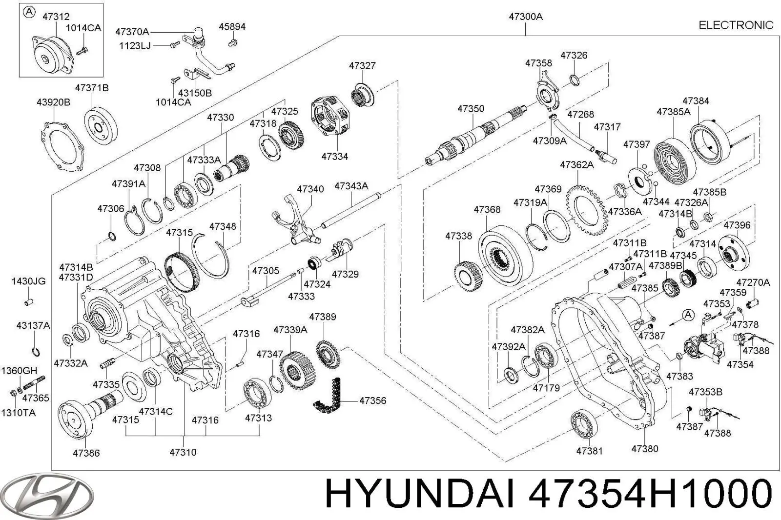 Датчик швидкості Hyundai/Kia 47354H1000 ціна, від 60.38 USD