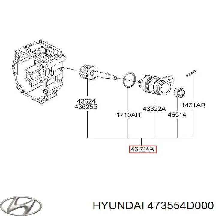  473554D000 Hyundai/Kia