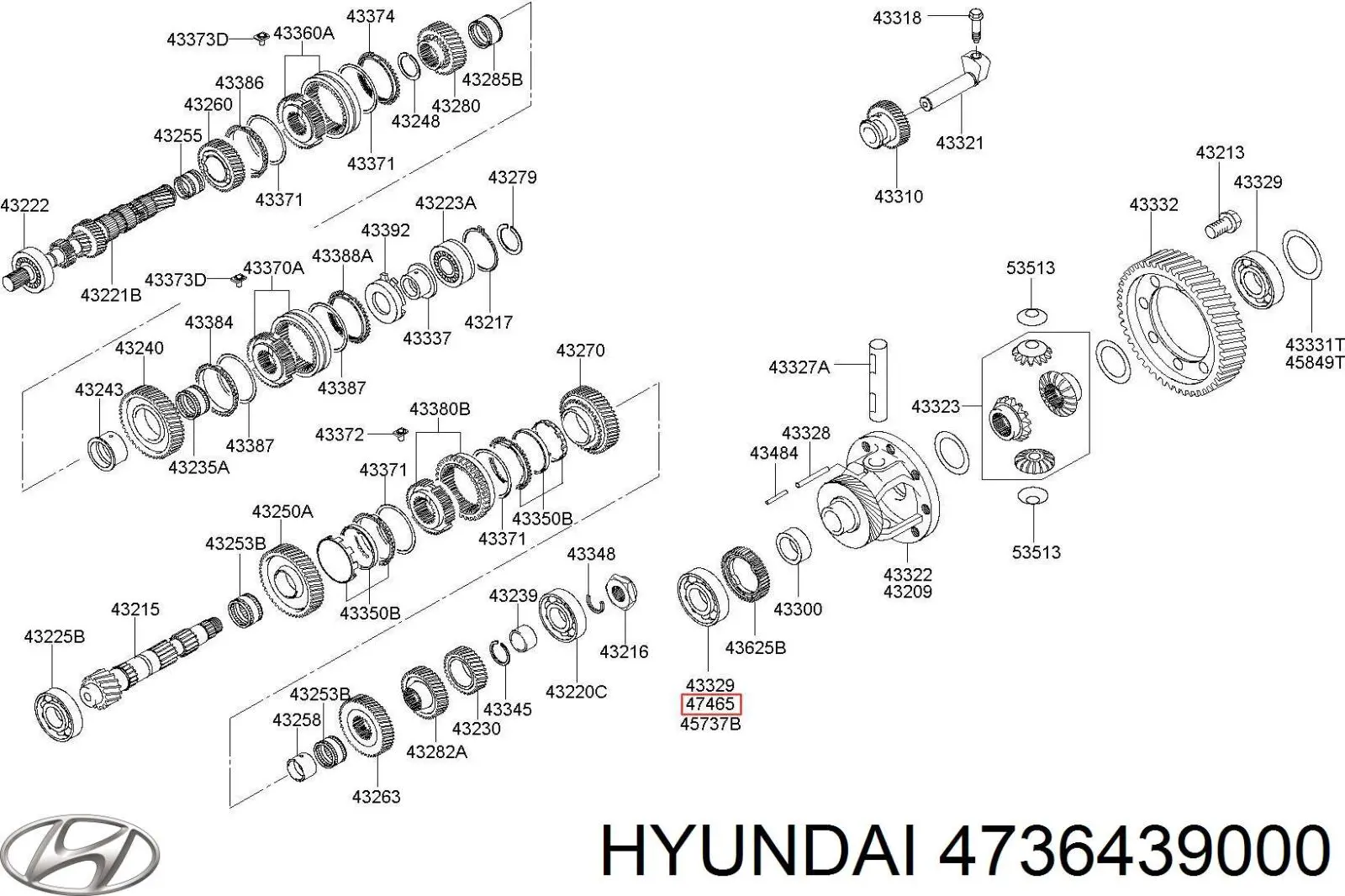 Купити 4736439000 Hyundai/Kia 