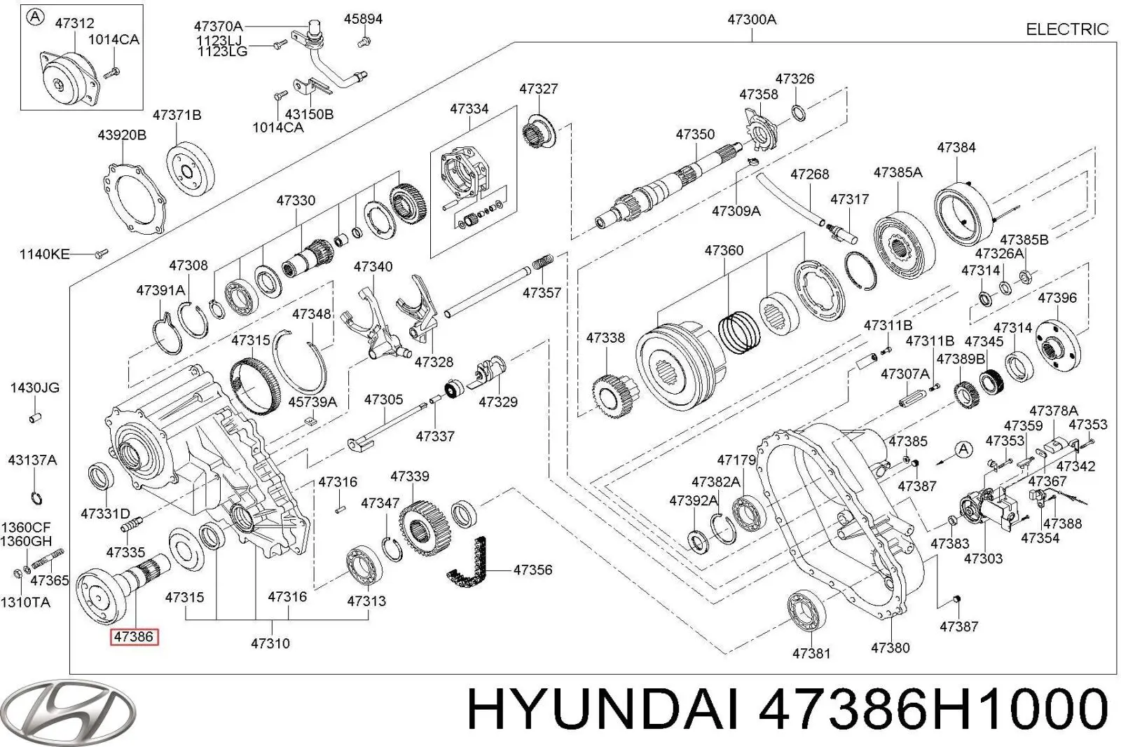  47386H1000 Hyundai/Kia