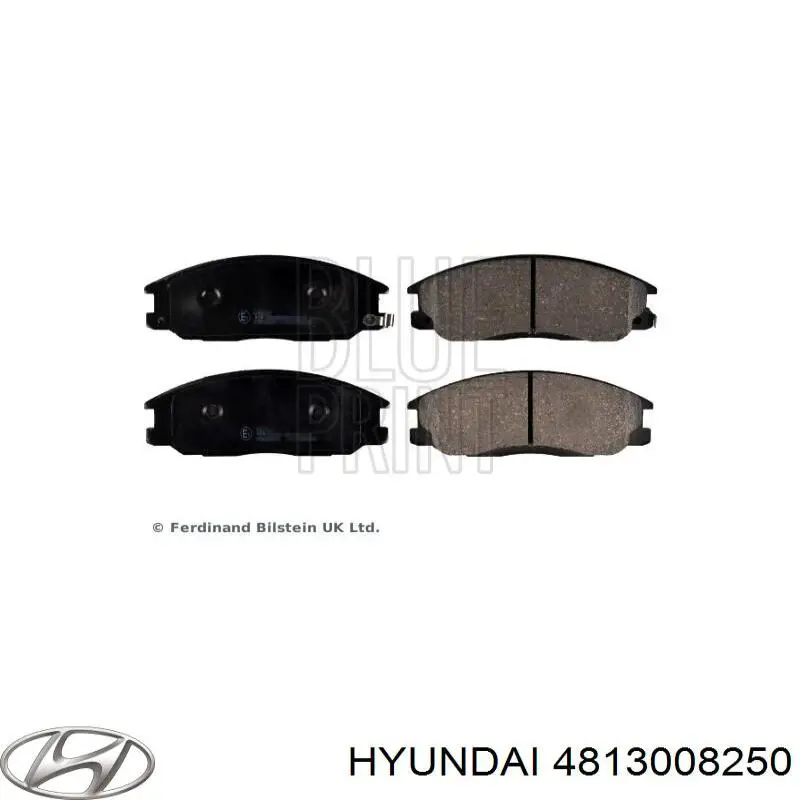 Колодки гальмівні передні, дискові 4813008250 Hyundai/Kia