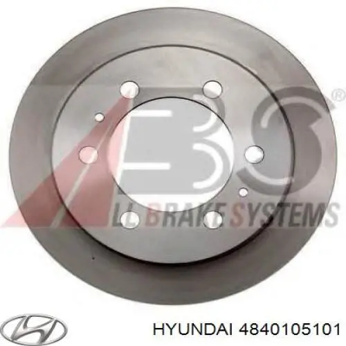 Задні дискові гальма Hyundai/Kia 4840105101 ціна, від 36.32 USD