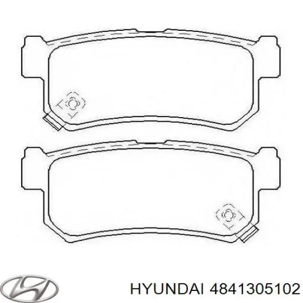 Колодки гальмові задні, дискові 4841305102 Hyundai/Kia