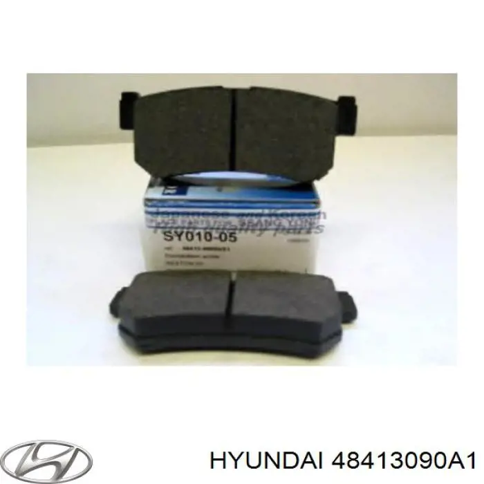 Колодки гальмові задні, дискові 48413090A1 Hyundai/Kia