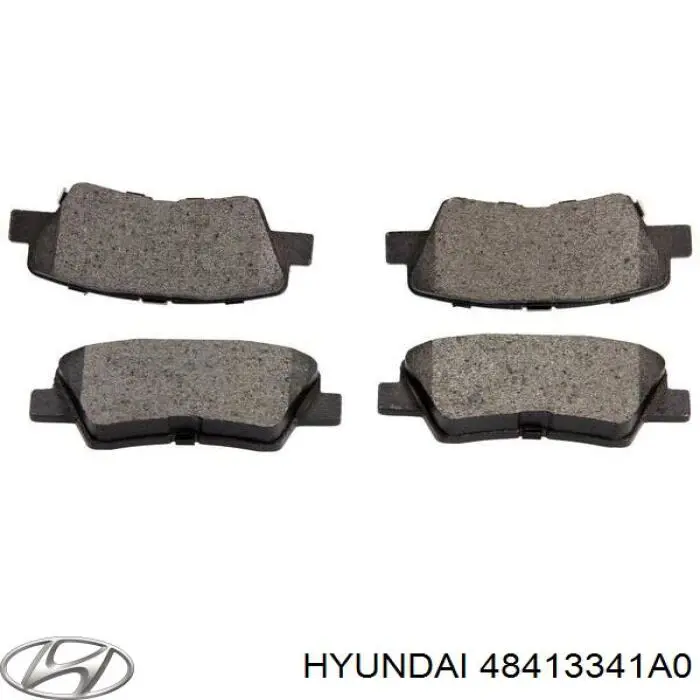 Колодки гальмові задні, дискові 48413341A0 Hyundai/Kia