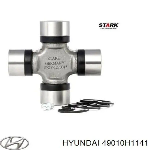 Вал карданний переднього моста Hyundai/Kia 49010H1141 ціна, від 69.06 USD