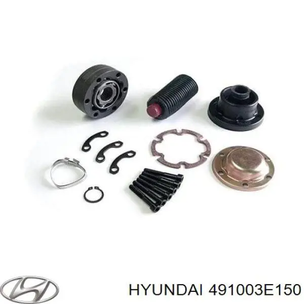 491003E150 Hyundai/Kia вал карданний, передній