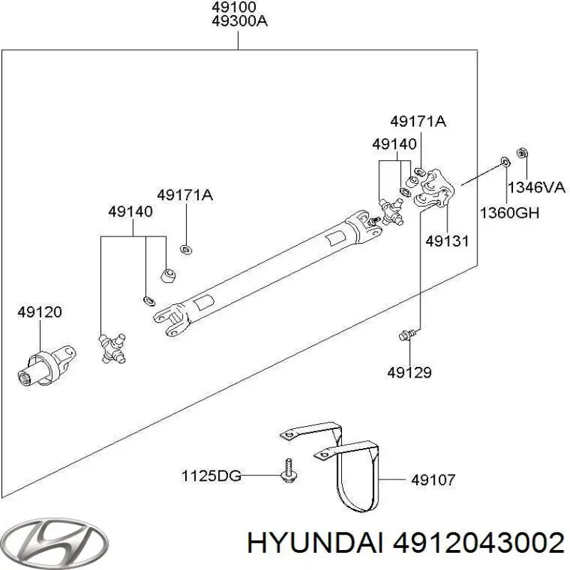  4912043002 Hyundai/Kia