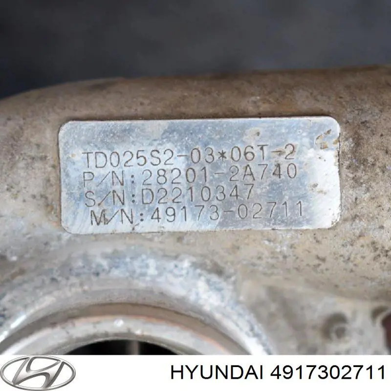 Турбіна 4917302711 Hyundai/Kia