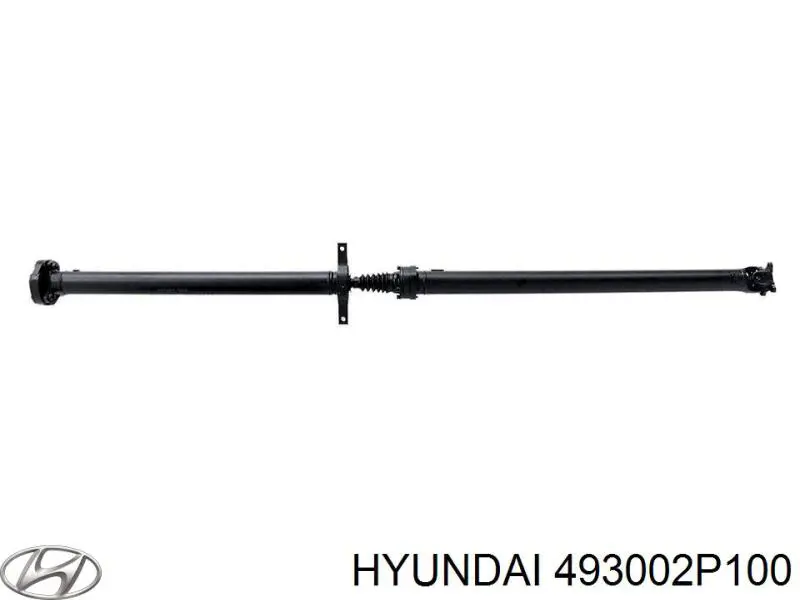 493002P100 Hyundai/Kia Вал карданний основний заднього моста