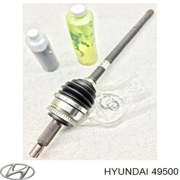 Піввісь передня, права Hyundai/Kia 49500 ціна, від 73.06 USD