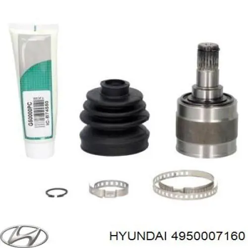 Купити 4950007160 Hyundai/Kia Піввісь права