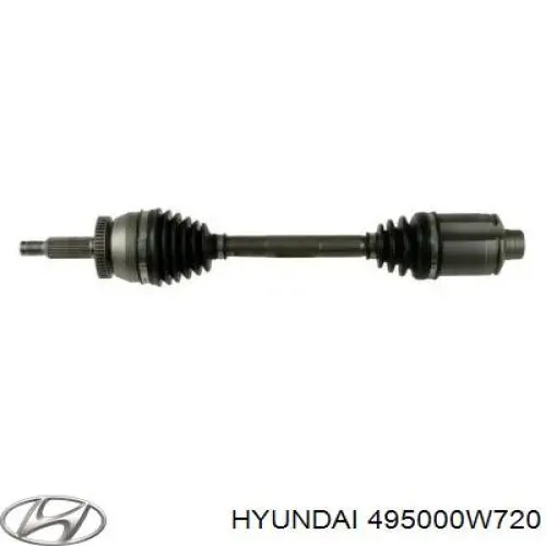 Піввісь передня, права Hyundai/Kia 495000W610 ціна, від 165.74 USD
