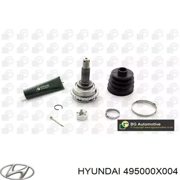 Граната колісна Hyundai/Kia 495000X004 ціна, від 28.49 USD