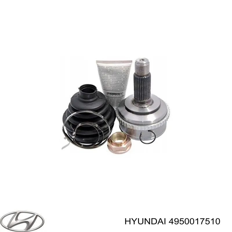 Піввісь передня ліва Hyundai/Kia 4950017510