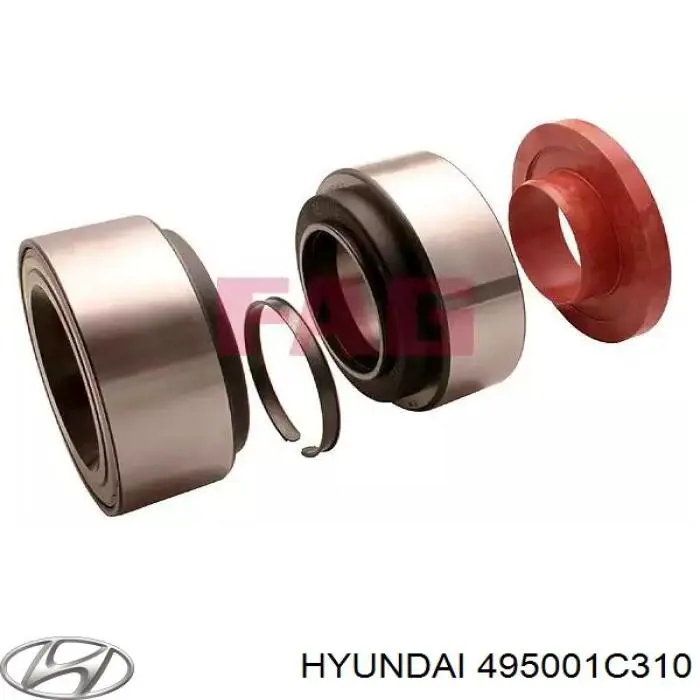 Піввісь передня, права Hyundai/Kia 495001C310 ціна, від 50.66 USD