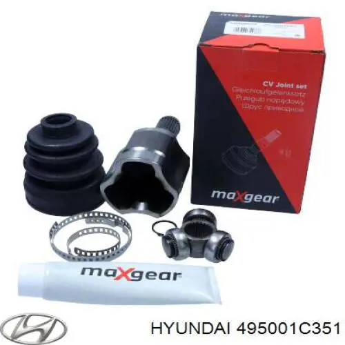 495001C351 Hyundai/Kia Привід лівий
