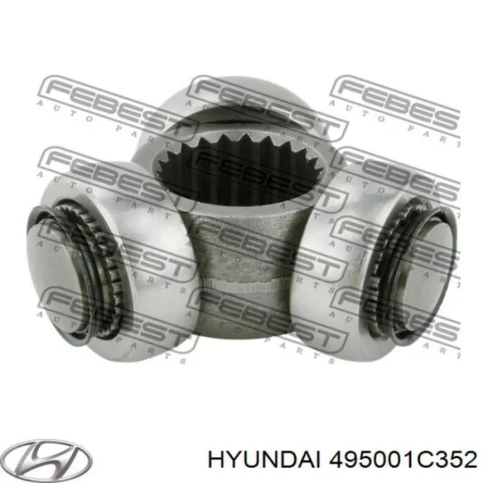 Купити 495001C352 Hyundai/Kia Ліва піввісь