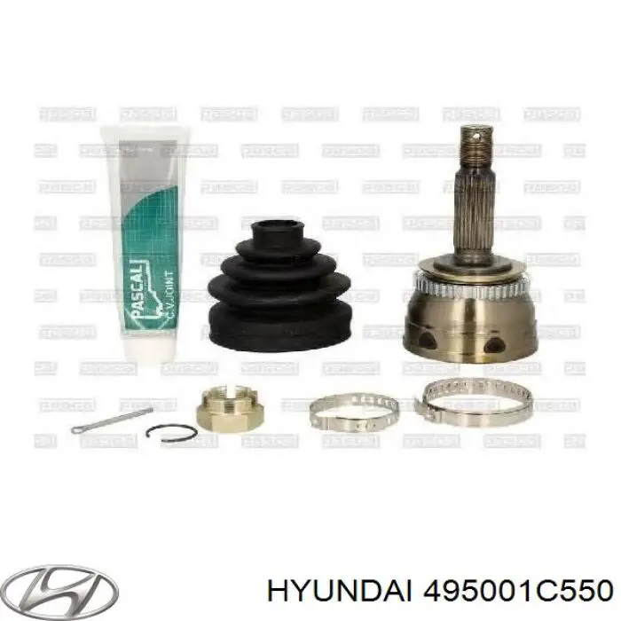 495001C550 Hyundai/Kia Привід лівий