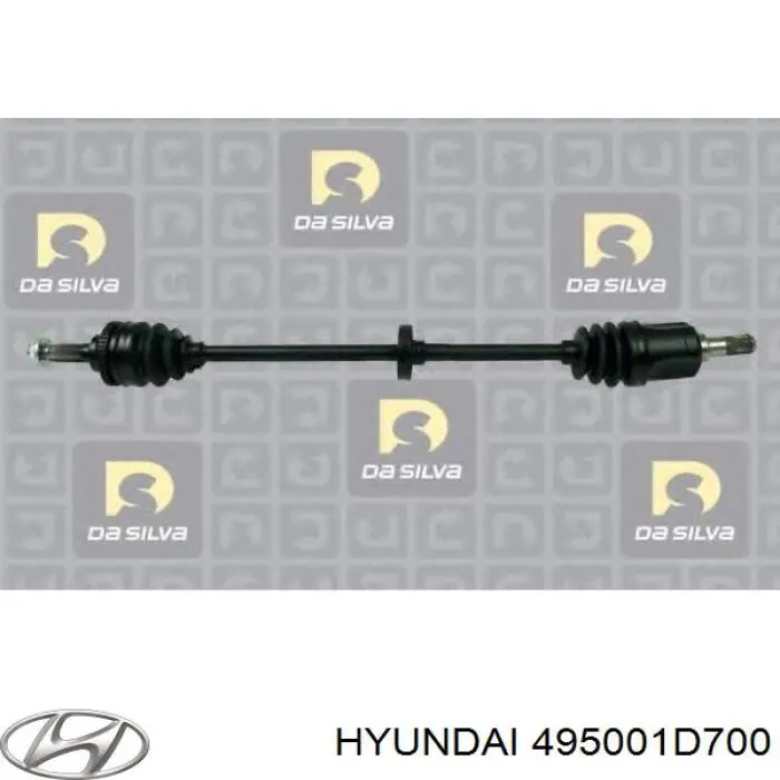 Купити 495001D700 Hyundai/Kia Піввісь права