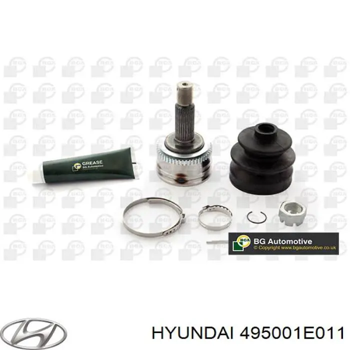 Привід передній лівий Hyundai/Kia 495001E011 ціна, від 63.98 USD