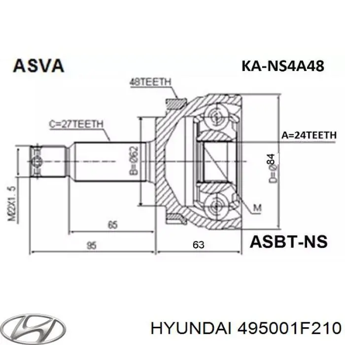  495001F210 Hyundai/Kia