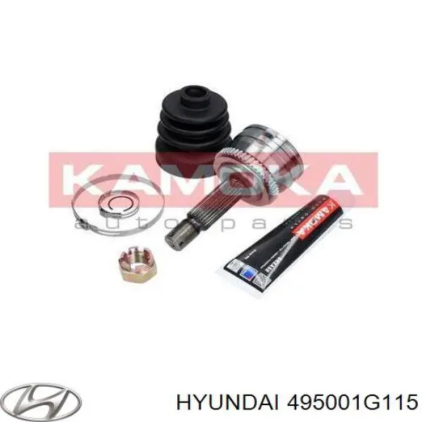 Граната колісна Hyundai/Kia 495001G115 ціна, від 30.22 USD