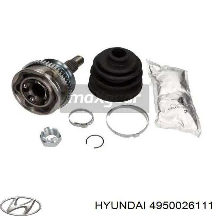 Привід передній лівий Hyundai/Kia 4950026111 ціна, від 138.89 USD