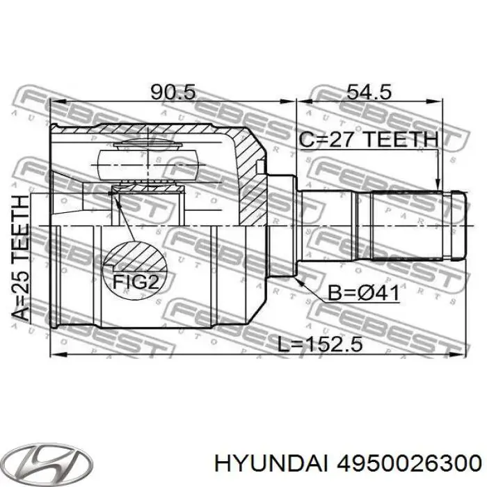  4950026300 Hyundai/Kia