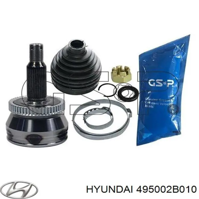 Привід передній лівий Hyundai/Kia 495002B010 ціна, від 120.90 USD