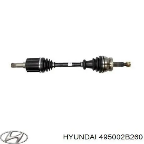 Купити 495002B260 Hyundai/Kia Ліва піввісь