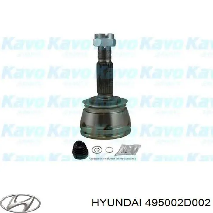 Купити 495002D002 Hyundai/Kia Піввісь права